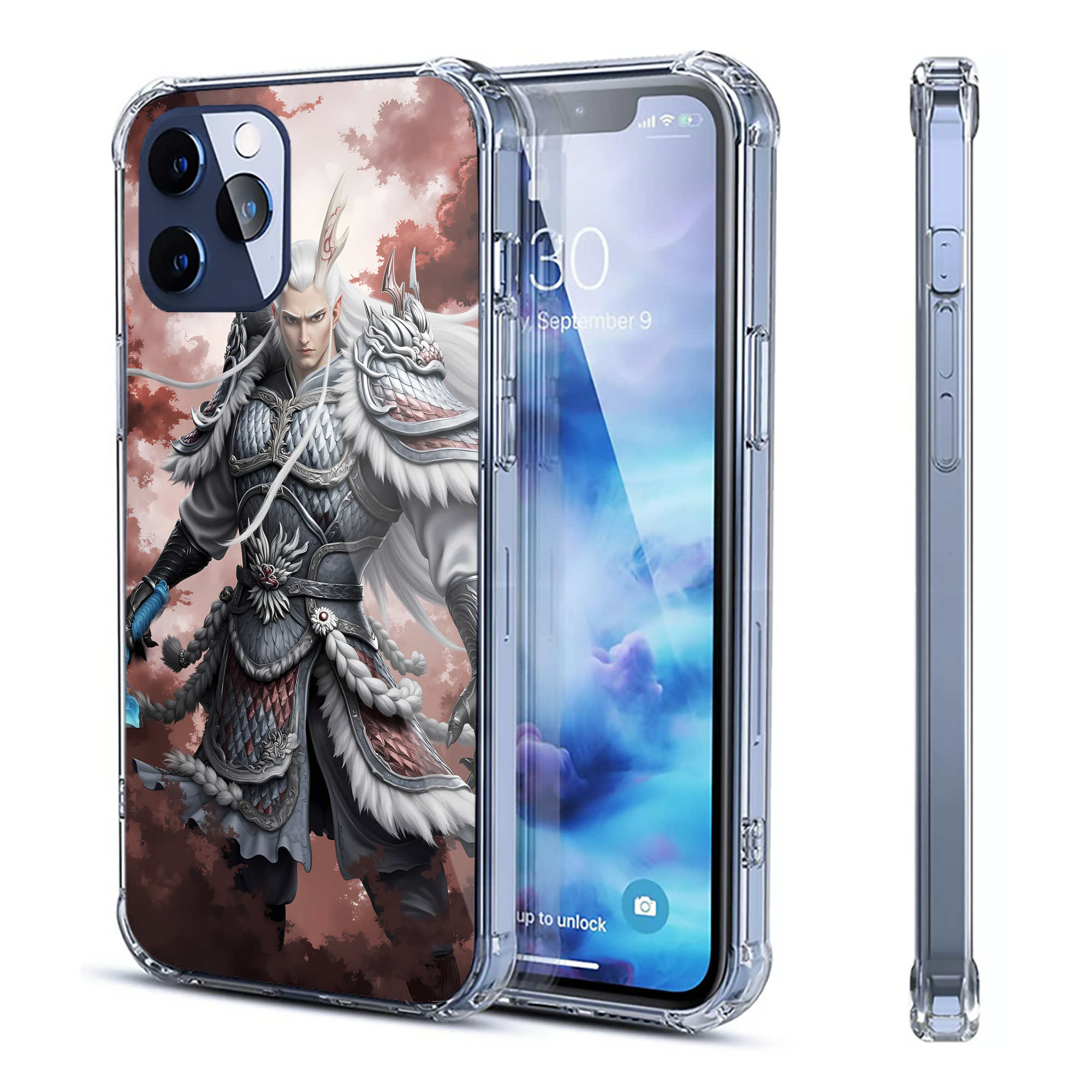 （画像用） Ne Zha 2 ナタ 魔童の大暴れ 【iPhone 12シリーズ対応】透明スマホケース（クリアソフトケース）